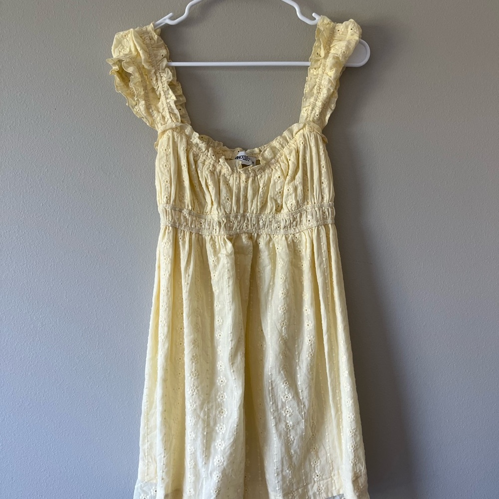 Princess Polly Butter Yellow Sundress